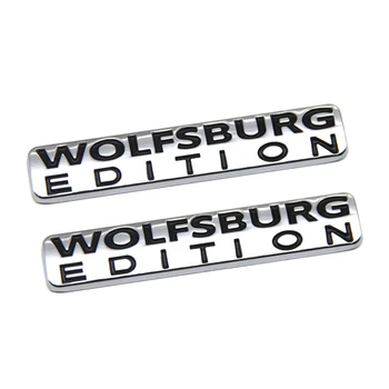 Металл Хром WOLFSBURG EDITION Багажник автомобиля Заднее крыло Эмблема Значок Наклейка Наклейки для Volkswagen Golf модифицированный логотип
