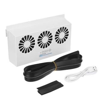 Автомобильный Солнечный Вытяжной Вентилятор USB /Solar Dual Charging Air Extractor IP67 Водонепроницаемый Вентилятор С питанием От Солнечной Панели Охлаждающий Вентилятор Белый