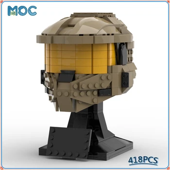 Коллекция шлемов серии фильмов Moc Space Классические Строительные блоки Собранная модель Клонированного шлема Детские игрушки Подарки