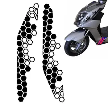 Наклейка на мотоцикл, наклейки на шлем в виде сот, Наклейки на шлем, водонепроницаемые наклейки, наклейки на мотоцикл, Креативная наклейка на бампер