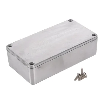 Изготовленная под давлением алюминиевая коробка для проекта электроники, корпус, водонепроницаемый инструмент, стандарт 1590B 112x60x31 мм