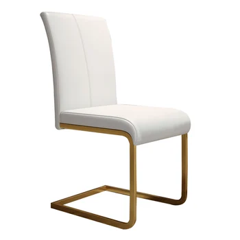 Роскошный обеденный стул в стиле постмодерн, простой домашний ресторан, модная спинка, креативное кожаное кресло