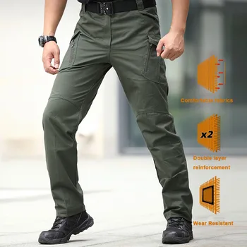 Тактические брюки для бега трусцой, камуфляжные военные брюки с несколькими карманами, городские тактические брюки-карго, классические армейские походы на открытом воздухе