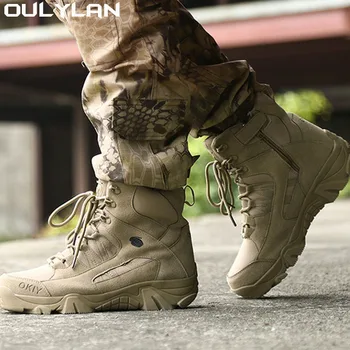 Армейская тактическая мужская военная защитная обувь для пустыни, тренировочная альпинистская походная обувь, мужские походные ботинки на открытом воздухе