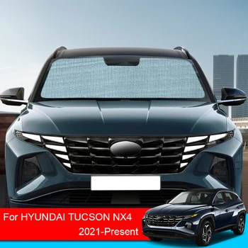 Автомобильные солнцезащитные козырьки С защитой от ультрафиолета для Hyundai Tucson NX4 2021-2025 Шторки на окнах, солнцезащитный козырек на лобовом стекле, Автомобильные аксессуары