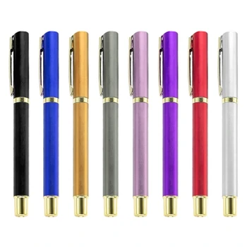 Офисная Ручка для подписи с зажимом для ручки Многоразовая Пластиковая Гелевая Ручка с Заострением 0,5 мм