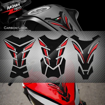 Для Honda CBR 250RR 600RR 900RR 1000RR 650F 1100XX Fireblade 3D Карбоновая Накладка на Бак мотоцикла, Защитная Наклейка