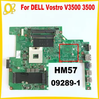 09289-1 Материнская плата для ноутбука DELL Vostro V3500 3500 Материнская плата CN-0PN6M9 0PN6M9 РАЗЪЕМ PGA 989 HM57 UMA DDR3 Полностью протестирована