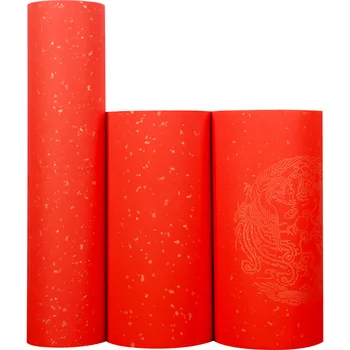 100 м Красной каллиграфической бумаги для сгущения полузрелой бумаги 
