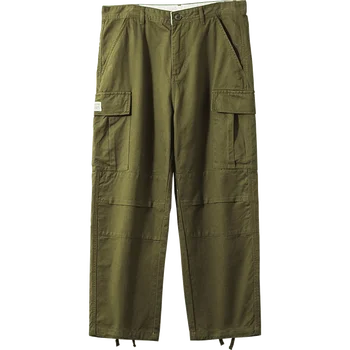 Мужские брюки-карго свободного кроя с множеством карманов, винтажная мужская одежда в стиле милитари