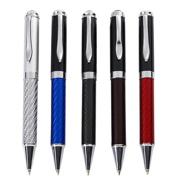 Новая изысканная специальная ручка для письма Роскошная мужская подарочная ручка из углеродного волокна, металлические канцелярские принадлежности