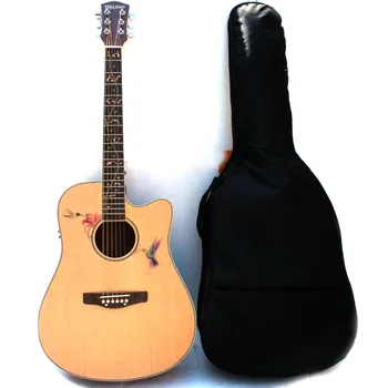 Горячая распродажа акустической гитары бренда Musoo с эквалайзером и концертной сумкой