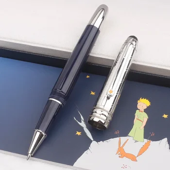 Роскошная шариковая ручка-роллер Petit Prince The Fox MB, темно-синие перьевые ручки, гладкие чернила для письма с серийным номером 145