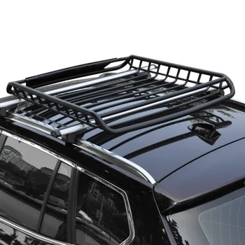 Универсальная корзина для багажника на крыше Грузового багажника, железная корзина для крыши автомобиля