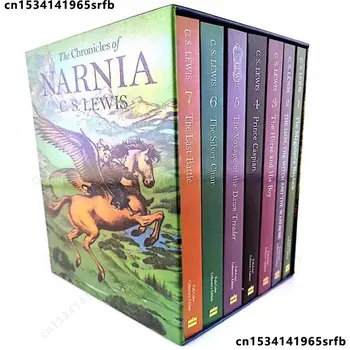 7 Книг/набор The Chronicles of Narnia Box Set Детская книга для чтения рассказов на английском языке, детская книга глав, романы