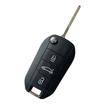 TX009001 Aftermart для Peugeot Citrone Флип дистанционный ключ с 3 кнопками 433 МГц 4A чип