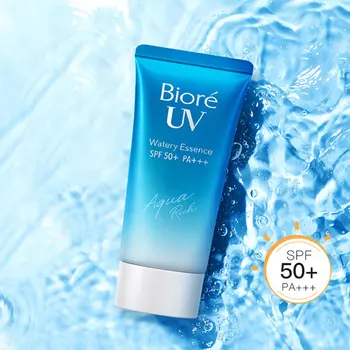 Biore 50/90 мл UV Aqua Rich Watery Essence Солнцезащитный Крем Japan Cosmetic SPF50 Для Ухода За Кожей Солнцезащитный Крем-Гель-Лосьон для Лица И Тела