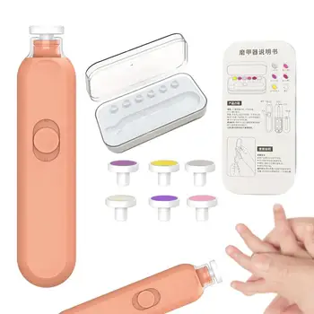 Машинка для стрижки ногтей с подсветкой для детей, вращающаяся на 360 градусов пилочка для ногтей, Малошумная детская пилочка для ногтей, легкие кусачки для ногтей для