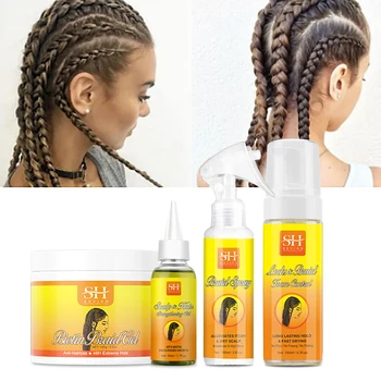 2023 горячий набор для ухода за косами Sevich, африканские вьющиеся волосы, увлажняющий гель для кос, очищающий спрей От зуда, масло для кос от выпадения волос