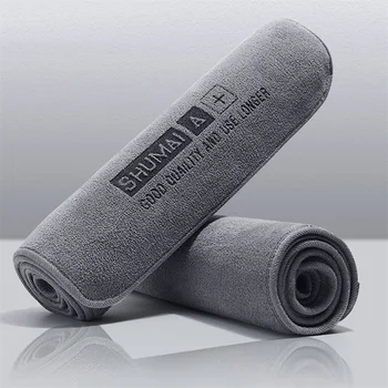 Высококачественное полотенце для автомойки из микрофибры, ткань для сушки белья, Подшитая ткань для ухода за автомобилем, Детализирующее полотенце для автомойки