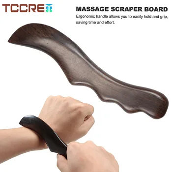 Лимфодренажный массажер, деревянный инструмент Гуаша, ручной точечный массаж, физиотерапевтический скребок, Антицеллюлитный, снимающий мышечную усталость