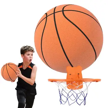 Детский Подпрыгивающий Немой Баскетбол Сжимаемый Немой Подпрыгивающий Баскетбол Крытый Бесшумный Мяч Пенопластовый Баскетбол