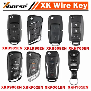 5ШТ Xhorse XK Проводной Дистанционный Ключ XKB501EN XKLKS0EN XKDS00EN XKKF02EN XKFO01EN XKB508EN XKHY01EN XKHY05EN для VVDI2/Mini Key Tool