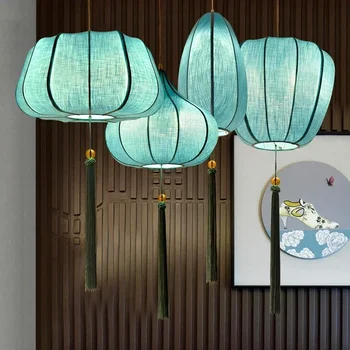 Изготовленный На Заказ Фонарь-Люстра Новая Китайская Художественная Лампа Zen Restaurant Hotpot Ресторан Балкон Антикварные Комбинированные Лампы