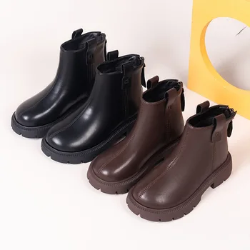Ботинки для девочек MODX 2023, Новые весенние и осенние ботинки Martin, Модные короткие ботинки, Кожаные ботинки, Модный стиль