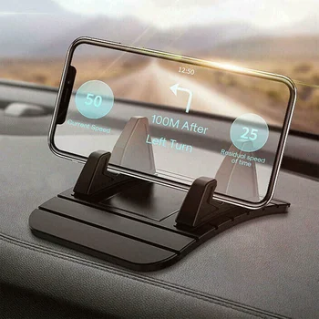 Универсальный противоскользящий автомобильный держатель для телефона, силиконовый коврик для приборной панели, подставка для мобильного телефона, кронштейн GPS для iPhone Samsung Huawei