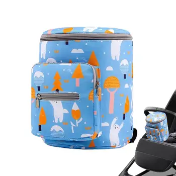 Грузовая сумка для коляски, портативные сумки для хранения на молнии, бутылочка для коляски, подгузник, подвесная сумка для детской коляски, аксессуары для колясок