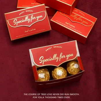 50шт Новая Креативная Свадебная коробка конфет Возвратная Подарочная коробка Конверт Картонная Коробка конфет