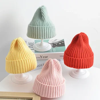 Детские зимние шапки для новорожденных мальчиков, вязаная крючком шапочка для маленьких девочек, реквизит для фотосъемки, Аксессуары для мальчиков, теплые вещи