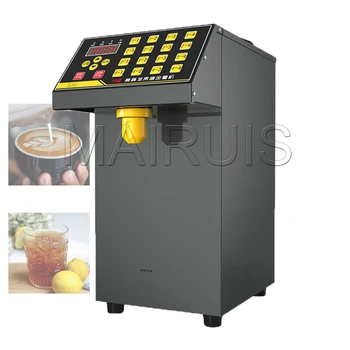 Микрокомпьютерный автоматический дозатор фруктозы Объемом 8 л, дозатор фруктозы, дозатор сиропа, оборудование для магазина чая с молоком