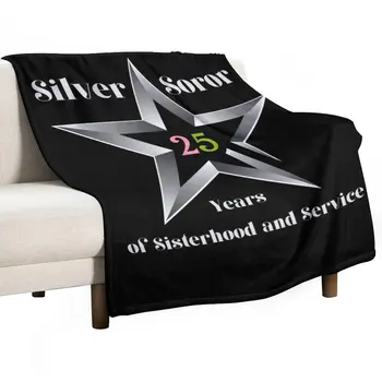 Серебряная Сорора-25 лет сестринства и служения | ОНА ЖЕ Вдохновленное покрывало Одеяло Пушистое Большое одеяло