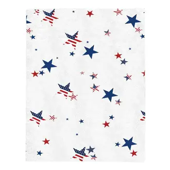 Американский Флаг, День Одеяла 4 Июля, Патриотическое Одеяло, Дышащее Патриотическое Одеяло 4 Июля, Украшение Для Гостиной