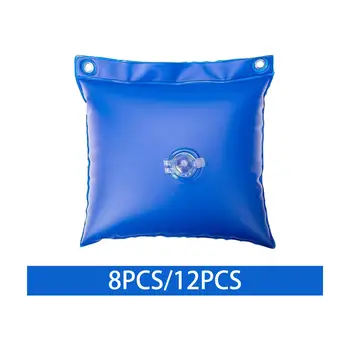 Подвесная сумка для покрытия бассейна из ПВХ синего цвета Профессиональная герметичная