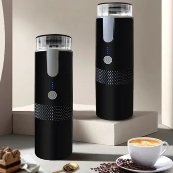 Новая портативная беспроводная Электрическая кофемашина для зарядки капсул с кофейным порошком, Автомобильная кофемашина для путешествий на открытом воздухе, Бытовая техника