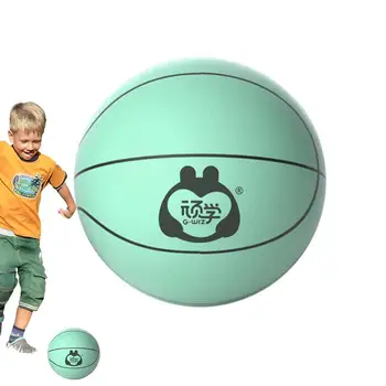 Тренировочный Баскетбольный мяч для бесшумной молодежи, Тренировочный мяч для улицы, Портативный Детский Тренировочный мяч для похлопывания, Спортивный мяч для помещений, Подарок на День рождения для